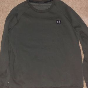 Dark Green Under Armour Crewneck sweatshirt